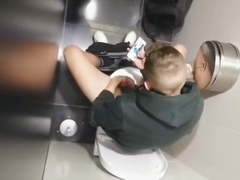 Spying on teen wanking in toilets