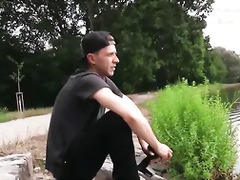 CZECH HUNTER 552 - Cute Twink Patrick Sucks A Stranger's Cock And Gets His Ass Stretched For Money