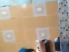 Str8 roommate busted jerking bath tube wanker caught